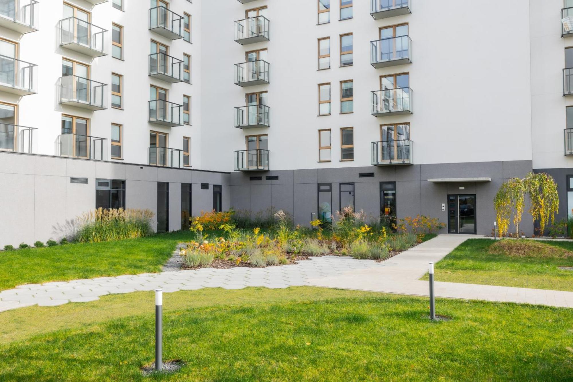 Aparthotel Mokotow Business Center By Noclegi Renters Warschau Exterior foto